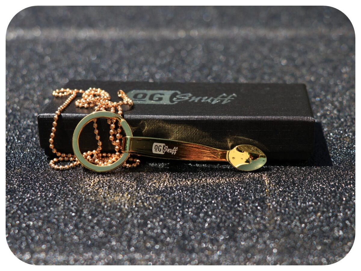 Gold Snuff Spoon Necklace - OGSnuff