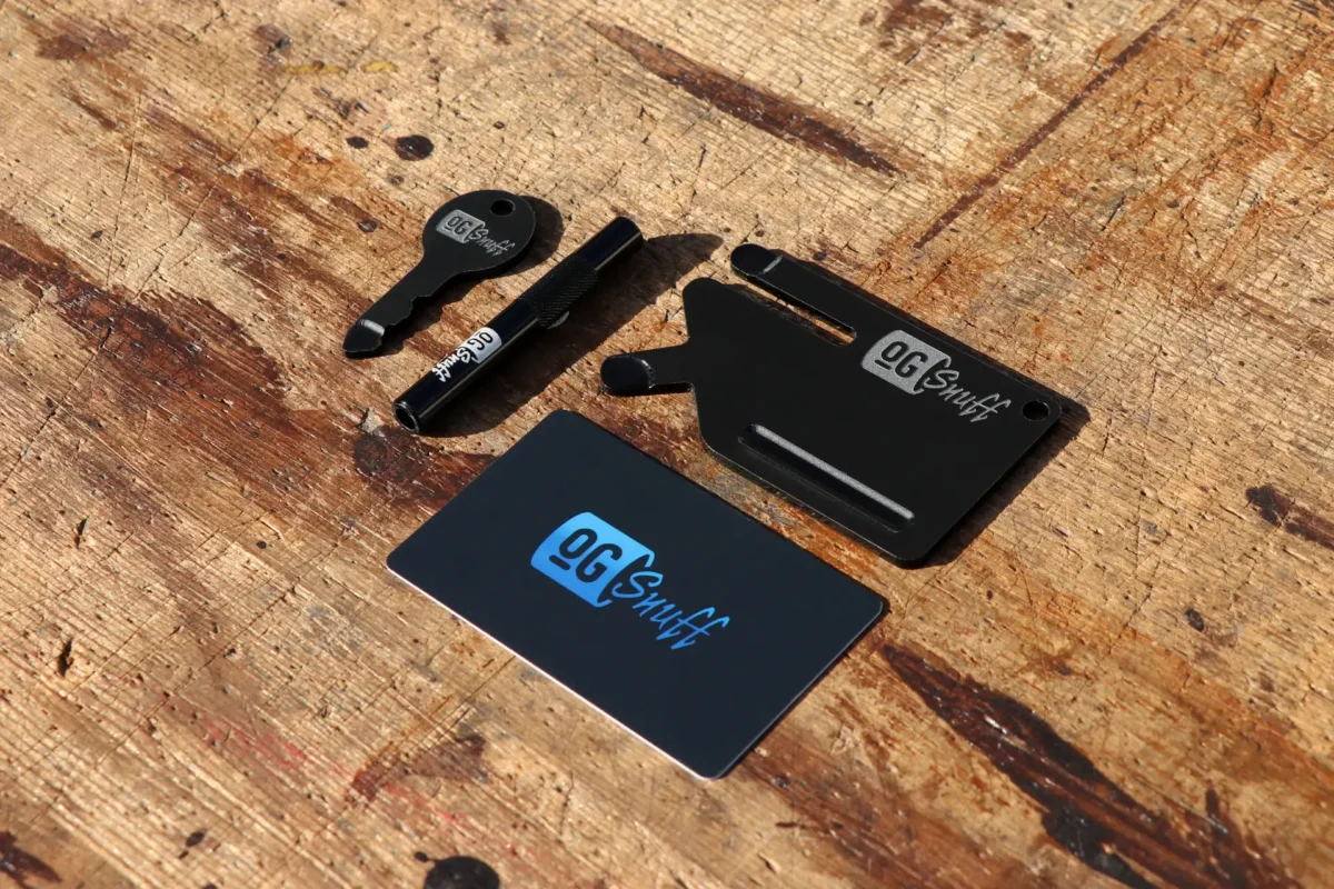 Matte Black Pocket Sniffer Set by OGSnuff