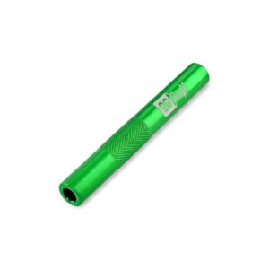OGSnuff Aluminum Snuff Straw - Vibrant Emerald Green