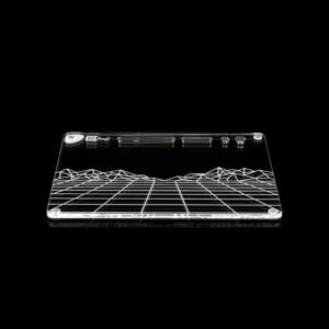 Mountain Illusion Rolling Tray