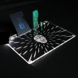 Flying Skull Rolling Tray with light reflective pad !!NEW!!